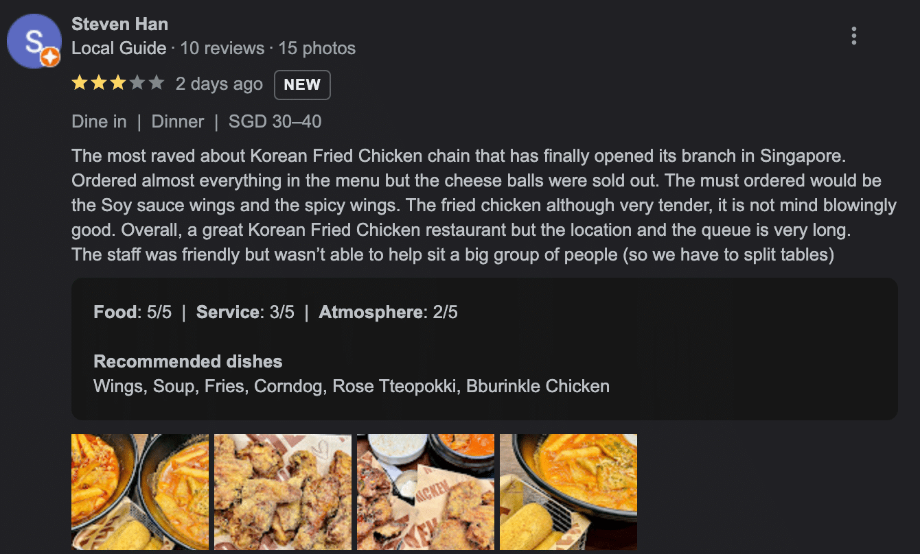 BHC Chicken Review